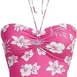 ramayat designs Floral Print Ruched Bust Halter Crop Top-picture-53