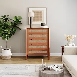 Wakefit Celestium 5 Drawers Chest of Drawers-image-56