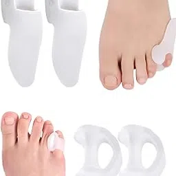 2 Pairs Toe Separators for Women and Men, Silicone Toe Spacers, Bunion Corrector for Women Toe and Protector for Comfort and Alignment.-image-89