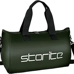 storite Nylon 51 Cm Luggage Travel Duffle Bag for Women, Shoulder Bag with Wet Pocket Weekender Overnight Luggage Bag, Trendy and Stylish Bag (Green, 51 x 21 x 33 cm)-picture-41