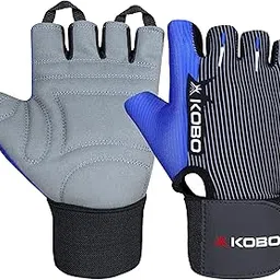 Kobo WTG-68 Weight Lifting Gym Gloves Hand Protector for Fitness Training with Wrist Support-picture-25
