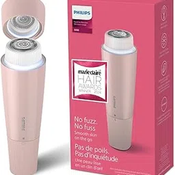 Philips Facial Hair Remover 5000 Series, Personal Groomer for Women, Cordless and Compact |with Hypoallergenic Head, Gentle and Quick Facial Hair Removal | Easy Touch-Ups | BRR454/00 image 1