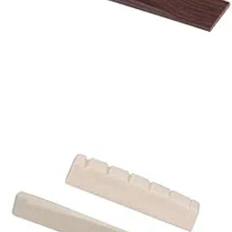 ATORSE Left Handed Acoustic Guitar Bridge with Nut Saddle-picture-14