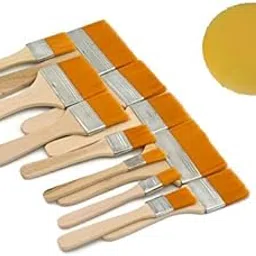 ArtBee® ArtBee Painting Brushes Set for Acrylic, Oil and Watercolor Painting (Flat Wide Brush with Sponge Set of 13)-picture-41