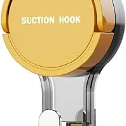 SKYTONE Suction Hook, Suctions Cup with Hook, Reusable Vacuum Hooks for Bathroom, Wall Hooks, Wall Clips for Hanging Towel, Clothes,Kitchen Utensils (Single Head, 4)-picture-15