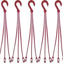 generic Hanging Planter Hook/Hanger/Clip Brown Colour Pack of 5-picture-31