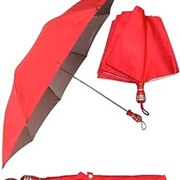 Premium Compact 2-Fold Umbrella for Men & Women | Windproof & UV Protection | Travel-Friendly Rain Umbrella colour green-picture-27