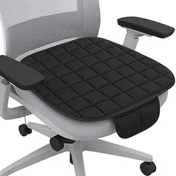 HSR Comfortable Ultra-Soft Office Chair Seat Cover with Non-Slip Grip & Storage Pouch, Universal Fit-picture-64