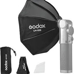 Godox LM-S25 Mini Octagonal Softbox Diffuser Compatible with Godox Lux Master Retro Camera Flash-picture-65