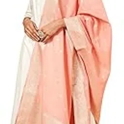 rangmanch by pantaloons Women Rangmanch Peach Dupatta Regular Fit,Peach,FR SZ-picture-15