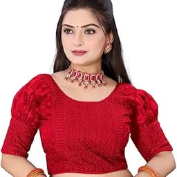 Embroidery Georgette Blouse for Women with Embroidery Work Kyara_03-picture-55