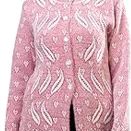 Women Colorblock Cardigan Button Front Full Sleeves Stylish Winter Woolen Sweater Knitwear for Girls Office Casual Soft Slim Fit Elegant Designer Winter Top-image-14