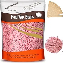 Plenteous Hard Wax Beads for Hair Removal, Wax Beads for Brazilian Waxing, Waxing Beans for Sensitive Skin, Face Eyebrow Legs At Home Pearl Wax Beads, 100 g/bag with 10pcs Wax Sticks - Multi.-picture-44