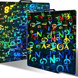 Sahvaim Double Sided Digit+Letter Build plate for Bambu Lab X1-Carbon/X1/X1E/P1P/P1S/A1 3D Printer,Flexible Spring Steel Sheet Print Bed,257x257mm Bambu Lab 3D Printers Platform-picture-17