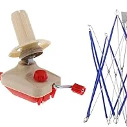 Enakshi® 2Pcs Yarn Ball Winder and Umbrella Swift Wool Holder Knitting Crochet Tool|Crafts | Handcrafted & Finished Pieces | Needle Arts & Crafts | Other Needle Arts & Crafts-image-26