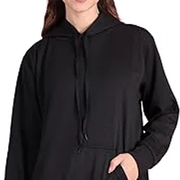 mack jonney Fleece Regular Fit Solid Hoodie for Women-MACK640071-picture-17