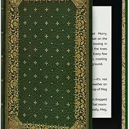 KleverCase Universal Book Cover for eReader Devices with 6 to 6.8 Inch Screen. Works with kobo, Nook, Kindle, Kindle Paperwhite, Sony, storytel and More. (Ornate Green)-picture-26