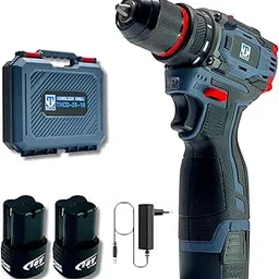 THOR 18V Brushless Cordless Drill Machine | Heavy Duty, 2 x 18V Lithium Battery, 10mm Metal Keyless Chuck, 60Nm Torque, 2 Speed (0-350/1150 RPM), 21+1 Settings, LED, Professional Power Tool-picture-11