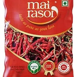 MAI RASOI Lal Mirch Sabut/Red Chilli Whole With Stem 200 gm-picture-26