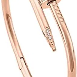 palmonas Nail Bangle Bracelet for Women - Gift for Girls & Women | Waterproof & Anti-Tarnish Bangle Bracelet-picture-39