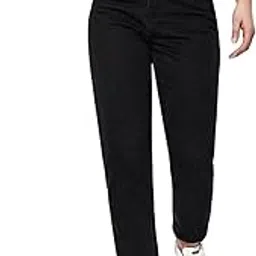 pentoo Women's Mid-Rise Vintage Retro Relaxed Mom Fit Denim Jeans-picture-17