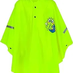 valentino rossi Poncho Sun and Moon One Size,Fluo Yellow,Unisex image 1