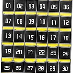 MYADDICTION Classroom Pocket Chart for Cellphones Storage Bag for Cabinet Bedroom Closet 36 Pockets-picture-17