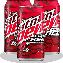 MountainDew Code Red Cherry Flavoured Soft Drink, 355ml Cans, Pack of 3 x 355ml (Imported)-picture-15