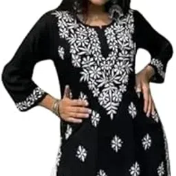 Black Stylish Short Kurti for Women-picture-13
