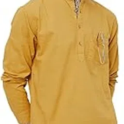 max Men's Cotton Blend Regular Fit Solid Kurta-picture-17