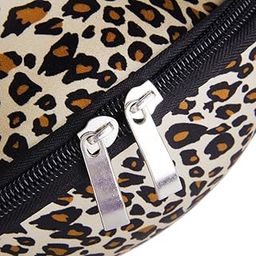 ATORSE Portable Silicone Invisible Bra Underwear Lingerie Case Bag Leopard Print-picture-17