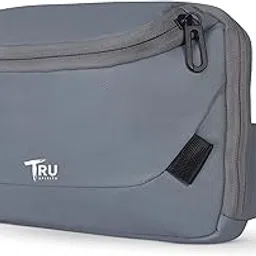 tru spirits Unisex Waist Bag & Fanny Pack Stylish Travel Waist Pouch for Men, Women, Boys & Girls Adjustable, Lightweight, Waterproof Chest Bag for Outdoor, Running, Hiking & Everyday Use (Grey)-picture-25