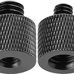 SHOPEE Camera Screw Adapter Thread 1/4" Male to 3/8" Female and 3/8" Male to 1/4" Female Adapter Set for Camera Monitor, Tripod, Mount image 1