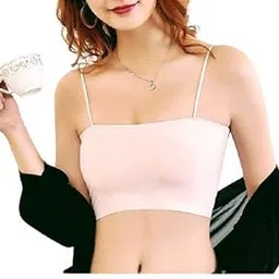 brachy Women's Lycra & Spandex Lightly Padded Non-Wired Bralette Bra (Size :28 to 34)-picture-23