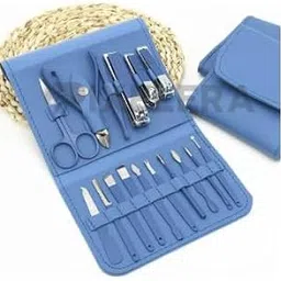 PIXELERA 16 IN 1 Manicure Set, Stainless Steel Professional Manicure Set Nail Cutter For Women Nail Scissors Luxury Grooming Kit Manicure Pedicure Kit For Women Nail Acne Remover needle-picture-37