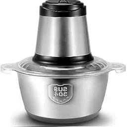 TUKLOZ Meat Grinder Electric Food Chopper Processor with Stainless Steel Bowl for Lean Ground Meat Vegetables Fruits Nuts Ice Fast and Slow 2 Speeds 5 Sharp Blades Pure Copper Motor(5Liters) image 1