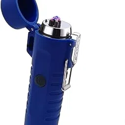Pekos Electric Arc Lighter, Flameless Windproof USB Rechargeable with Flashlight, 360° Flexible Neck, Multicolor-picture-10