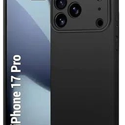 TheGiftKart Genuine Liquid Silicone Back Cover Case for iPhone 17 Pro | Soft Micro-Fibre Lining Inside | Camera Protection Bump | Shockproof Back Cover Case for iPhone 17 Pro (Silicone, Black)-picture-20