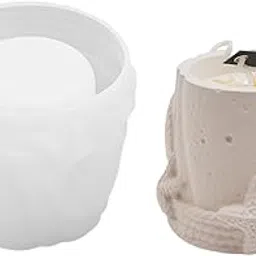 RKPM HOMES Candle Holder Vase Resin Mold I Shell Starfish Shape Vessels Silicone Epoxy Casting Mould I Concrete Molds for DIY Handmade Jewelry Storage Box Plaster Art Crafts Flower Plant Holder-image-36