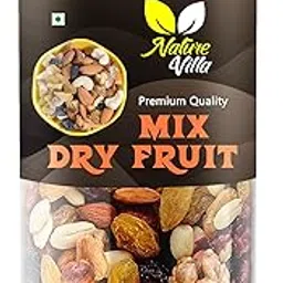 NATURE VILLA Mix Dry Fruits | Healthy Snacks Mixed Nuts with Dry Fruits | Almonds | Cashews | Dates | Black raisin | Green raisin (250g)-picture-35