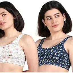 &circus Airsoft Non Padded Sports Bra for Women | Active Wear Full Coverage Bra for Women | Comfy Full Coverage Lounge Bra |-picture-35