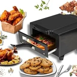 Sunberg 1500W Electric Tandoor | Stainless Steel Heating Element | Multipurpose for Baking, Roasting & Grilling | Compact & Portable Pizza Oven | Fast & Healthy Cooking at Home-picture-17