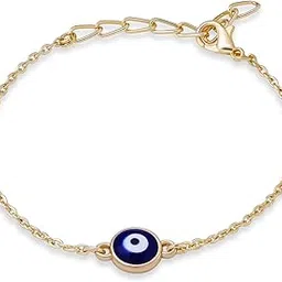 hadie Women's Dainty Evil Eye Bracelet, Gold, Minimalist, Elegant-picture-48