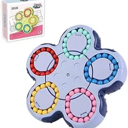 Mummy Please Flower-Shaped Puzzle Board Game with Colorful Beads,Educational Learning Toy for Kids (Magic Bean Pentagon)-picture-15