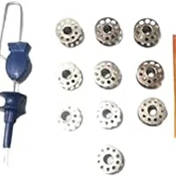 Hesch 9 Brand Home Sewing Machine Bobbins 10 and Bobbin Case 1 and Bobbin Thread Winder For Sewing Machine, Bobbin Winder Screw Driver 2 Pcs-image-62