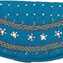 sriaog Handcrafted Wallets for Women Traditional Ethnic Mobile Purse for Girls Ladies Party Clutches Cotton Embroidery Work Diwali Deepawali Gifts 8 Inch Ramagreen-picture-46