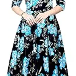 lorina Women's Attractive Rayon Maxi Dress Full Length Anarkali Gown Kurti for Women and Girls (Free Size Upto XXL)-picture-53