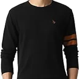 van heusen Men's Cotton Crew Neck Sweater (VSSWURGFW31789_Black-picture-52