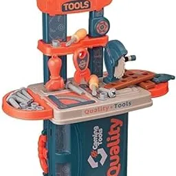 Goyal's Construction Tools Kit Toys for Kids Set, Portable Tool Toy with Accessories Briefcase Boys Girls Engineer Toolbox kit Kids, Workshop Toll Box-picture-20