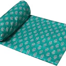 Kalap Floral Printed Cotton Cloth Materiel Indian Cotton Hand Block Print Fabric Running Jaipuri Hand Block Printed Women Dress Material Kurtis Natural 43" Inches (2.5 Meter)-image-21